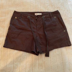 Michael Kors, Brown Cotton Shorts
